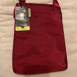 NWT Tucano Finatex Crossbody Carrying Case for 11.6" Notebook, iPad - Red
